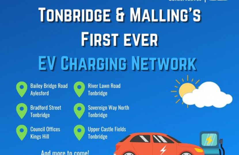 Tonbridge & Malling's first ever EV charging network